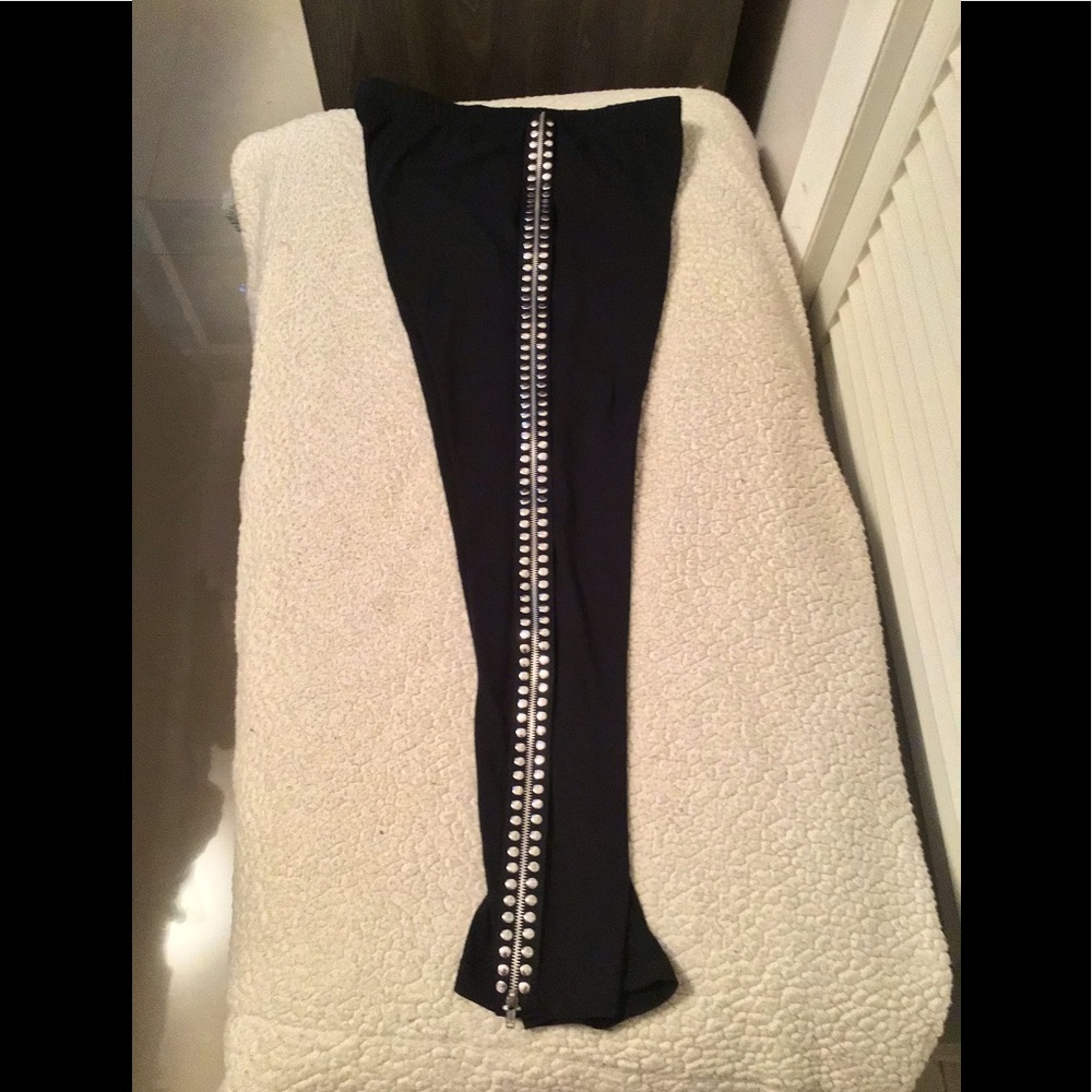 Steve Madden studded leggings.